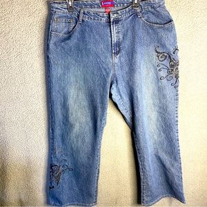 Westport Jeans Womens Size M Denim Blue Pants